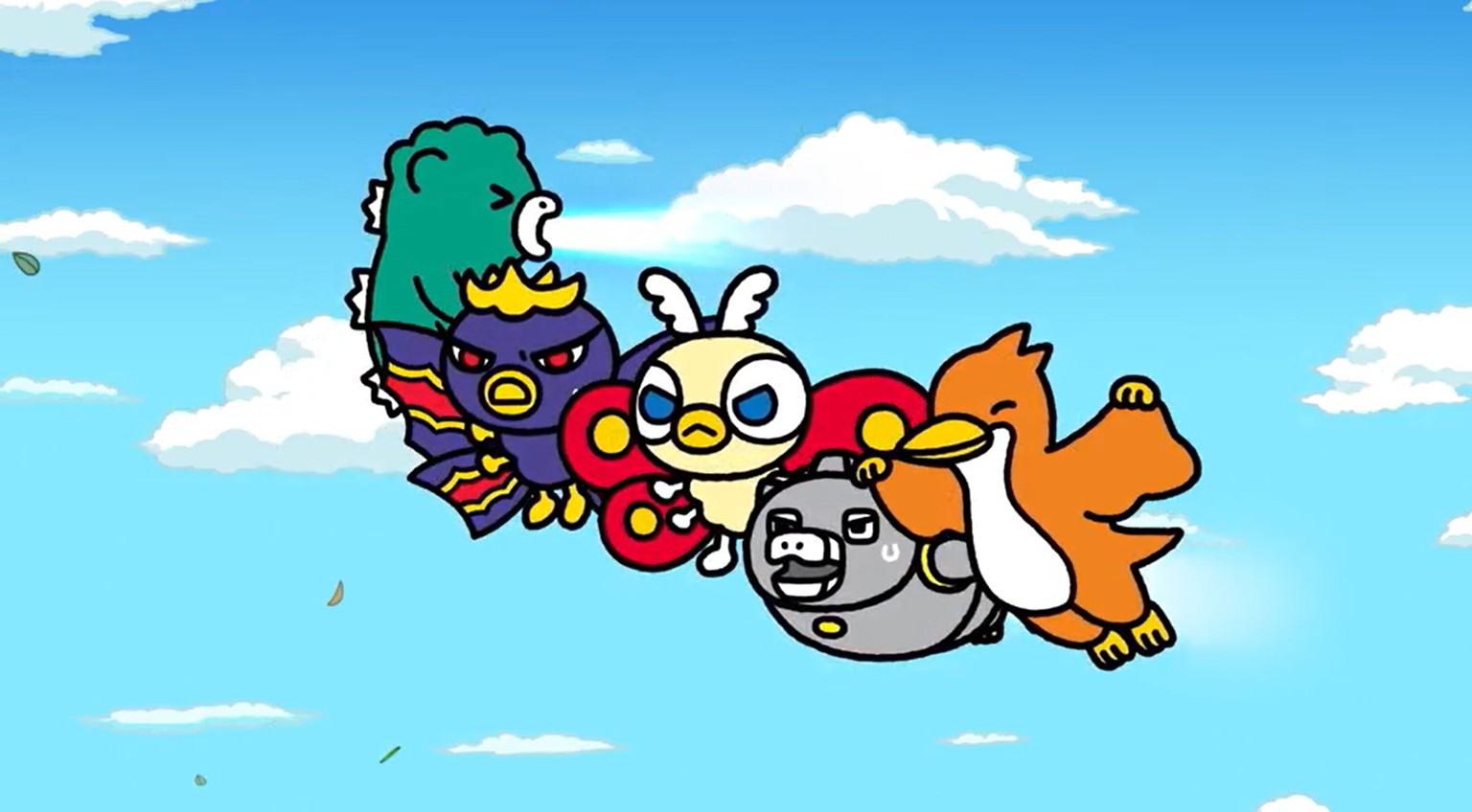 嵐の空中レース